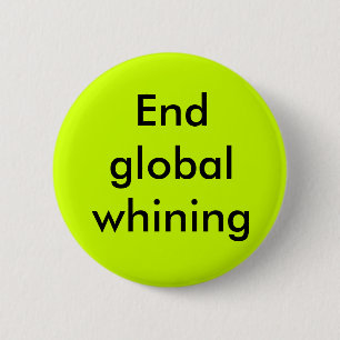 Einde wereldwijde walvisvangst ronde button 5,7 cm