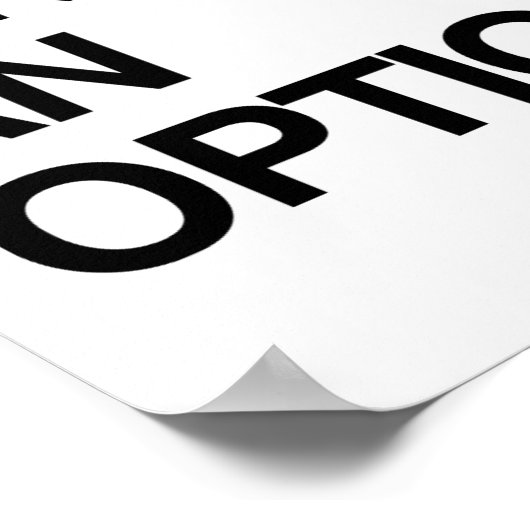 EINDE ZOALS HET GEEN OPTIE IS POSTER (Hoek)