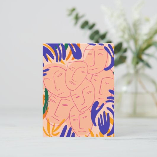 Einde zomer briefkaart (Staand voorkant)