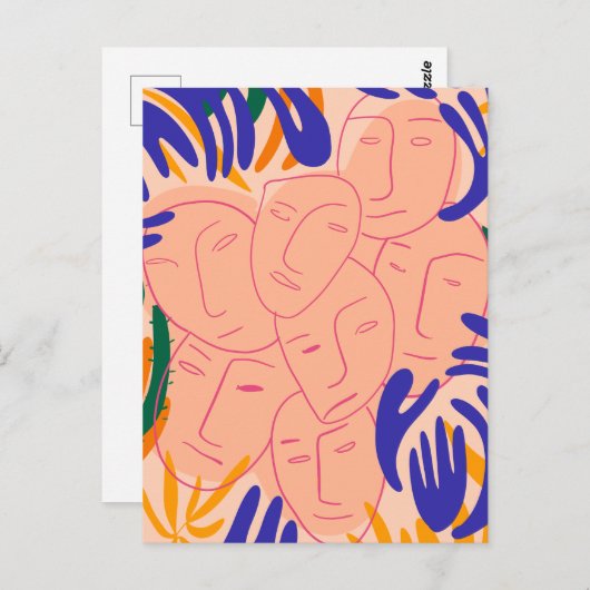 Einde zomer briefkaart (Voorkant / Achterkant)