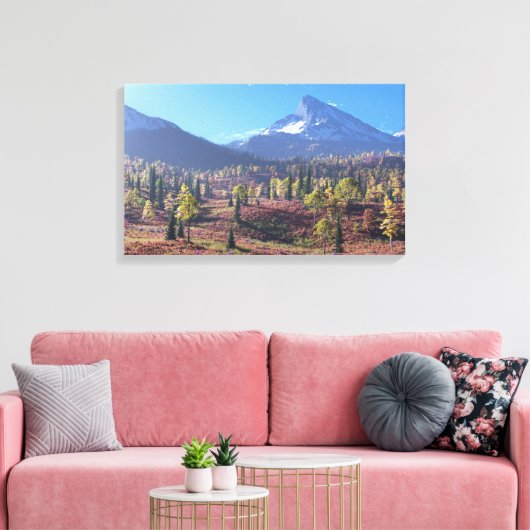 Einde zomer canvas afdruk (Insitu (Woonkamer))