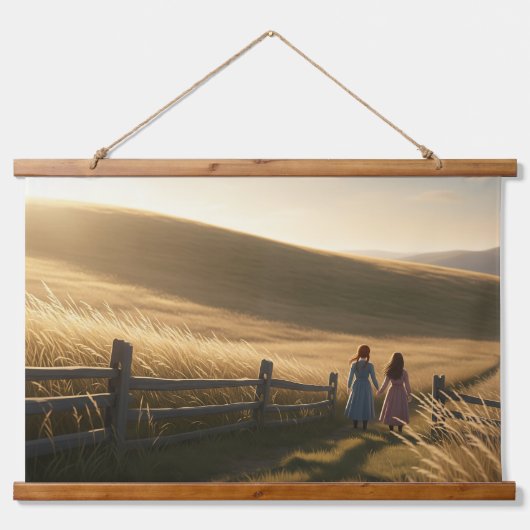 Einde zomer hangend wandkleed (Voorkant)