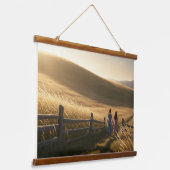 Einde zomer hangend wandkleed (Gebogen)