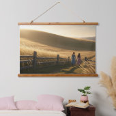 Einde zomer hangend wandkleed (Slaapkamer)