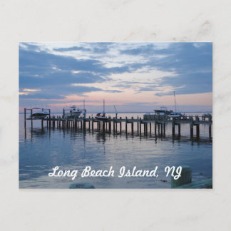 Einde zonsondergang briefkaart