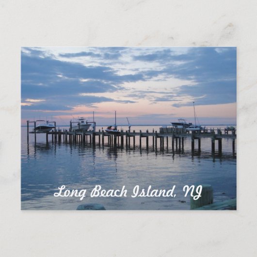 Einde zonsondergang briefkaart (Voorkant)