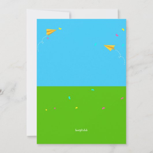 Eindejaarsfeest Kaart (Achterkant)