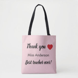 Eindejaarsgeschenk voor de leerkracht tote bag