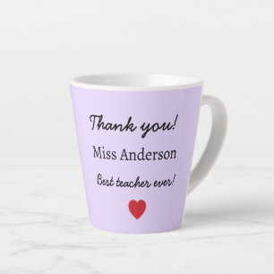 Eindejaarsgeschenk voor de leraar - beste leraar o latte mok