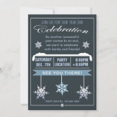 Eindejaarsviering kerstfeest uitnodiging (Voorkant)