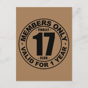 Eindelijk 17 clubjes briefkaart