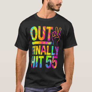 Eindelijk 55-jarige 55e verjaardag van de Vrede ui T-shirt