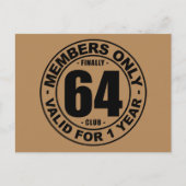 Eindelijk 64 clubs briefkaart (Voorkant)