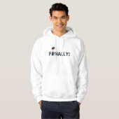 Eindelijk afgestudeerd Heren Hoodie (Voorkant volledig)