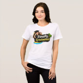 Eindelijk Afgestudeerd T-Shirt 🎓 Leuk Afstudeer S (Voorkant volledig)