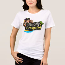 Eindelijk Afgestudeerd T-Shirt 🎓 Leuk Afstudeer S