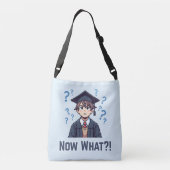 Eindelijk afgestudeerd.. Wat nu?! Crossbody Tas (Achterkant)