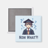Eindelijk afgestudeerd.. Wat nu?! Magneet (Voorkant / Achterkant)