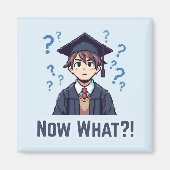 Eindelijk afgestudeerd.. Wat nu?! Magneet (Voorkant)