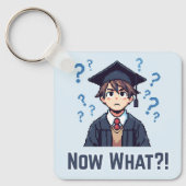 Eindelijk afgestudeerd.. Wat nu?! Sleutelhanger (Voorkant)