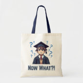 Eindelijk afgestudeerd.. Wat nu?! Tote Bag (Voorkant)