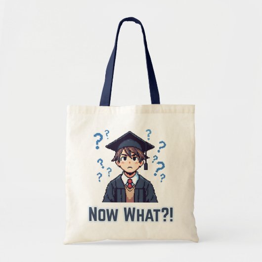 Eindelijk afgestudeerd.. Wat nu?! Tote Bag (Voorkant)