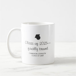 Eindelijk afstuderen gebrouwen koffiemok