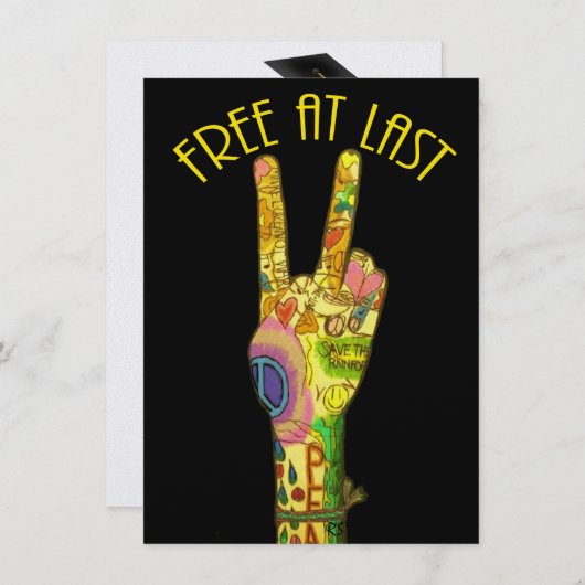 Eindelijk afstuderen vrij kaart (Voorkant / Achterkant)