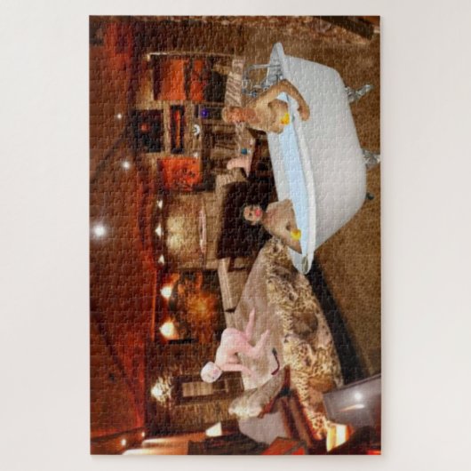 Eindelijk alleen puzzel legpuzzel (Verticaal)