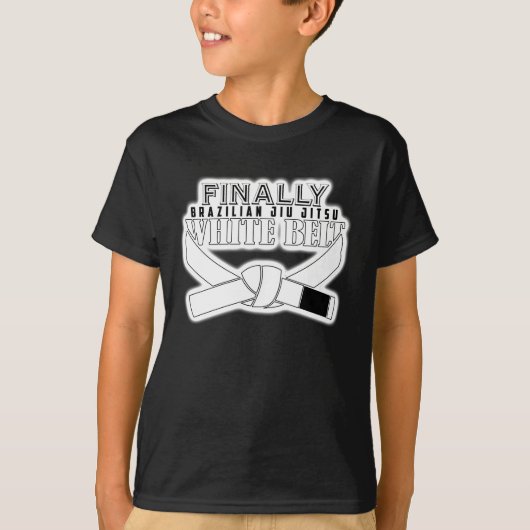 Eindelijk BJJ White Belt!! T-shirt (Voorkant)
