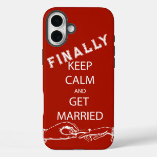 EINDELIJK  BLIJF RUSTIG TROUWEN iPhone 16 PLUS HOESJE