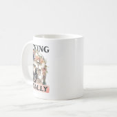 Eindelijk bruidsmeisje skelet bruid bruidegom Hall Koffiemok (Voorkant links)