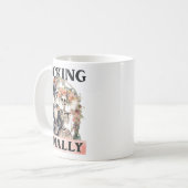 Eindelijk bruidsmeisje skelet bruid bruidegom Hall Koffiemok (Voorkant links)