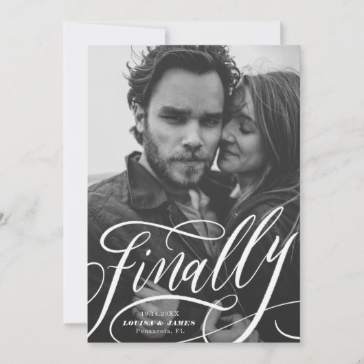 Eindelijk de Covid Photo opslaan op datum Kaart (Voorkant)