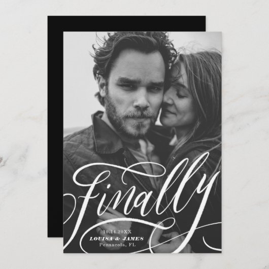 Eindelijk de Covid Photo opslaan op datum Kaart (Voorkant / Achterkant)