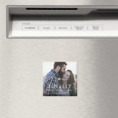 Eindelijk de datum bruiloft magneet opslaan (Insitu (Vaatwasser))