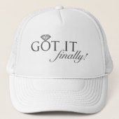 Eindelijk Diamond Ring Trucker Pet (Voorkant)