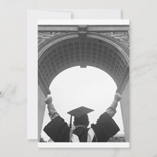 Eindelijk een Afstuderen! Uitnodiging (Voorkant)