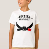 Eindelijk een BJJ Black Belt!!! T-shirt (Voorkant)