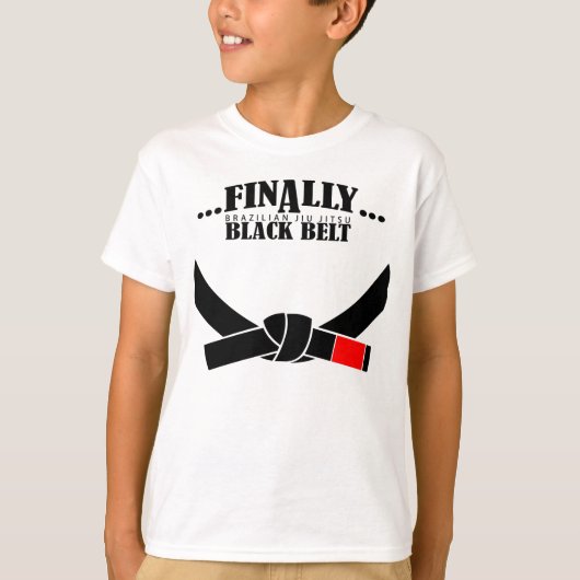 Eindelijk een BJJ Black Belt!!! T-shirt (Voorkant)
