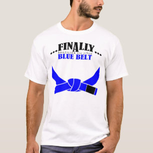 Eindelijk een BJJ Blue Belt!!! T-shirt