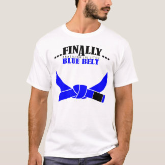 Eindelijk een BJJ Blue Belt!!! T-shirt