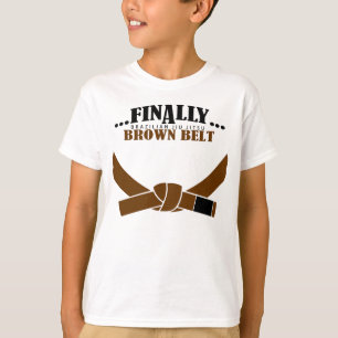 Eindelijk een BJJ bruine gordel!! T-shirt
