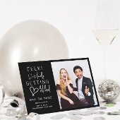 Eindelijk een gehitte bruiloft die de datum opslaa kaart