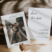Eindelijk een moderne, eenvoudige, minimalistische save the date