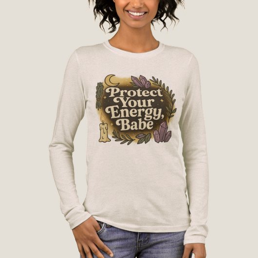 Eindelijk een ontwerp voor Moon Magic in Progress Tri-Blend Shirt (Voorkant)