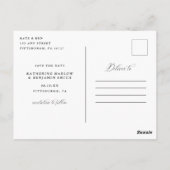 Eindelijk Elegant Foto opslaan Briefkaart Datum (Achterkant)