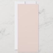 Eindelijk eten we bruiloft menu Kaart (Achterkant)