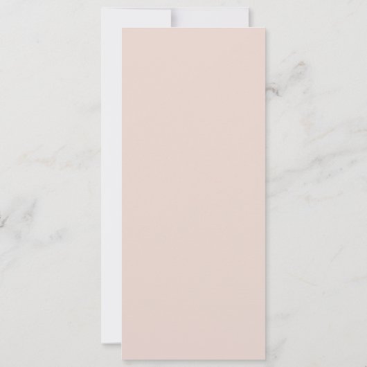 Eindelijk eten we bruiloft menu Kaart (Achterkant)