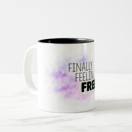 Eindelijk Feelin Free Mok (Voorkant links)